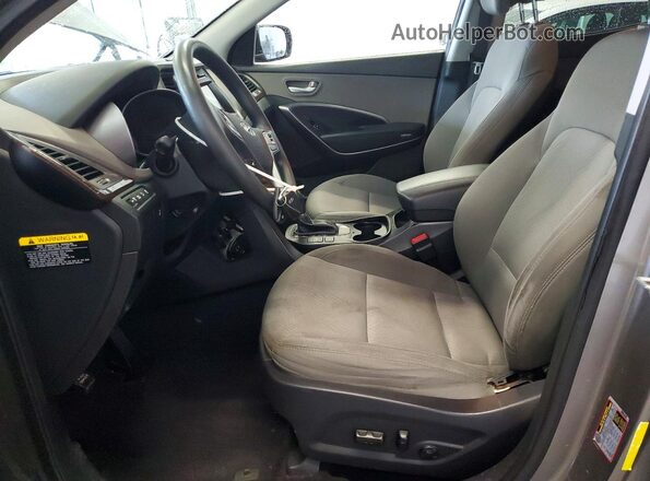 5NMZUDLB3JH085479 2018 HYUNDAI SANTA Gray Սալոնի դիմացի տեսք