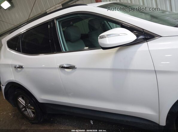 5NMZUDLB4HH049200 2017 HYUNDAI SANTA FE SPORT AUTOM White Vista interior trasera