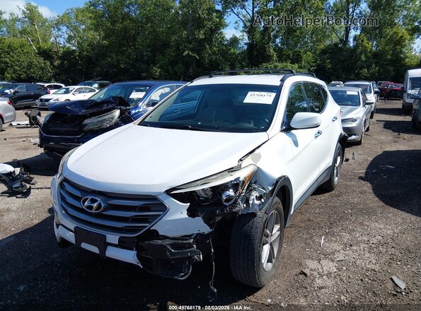 5NMZUDLB5HH022927 2017 HYUNDAI SANTA FE SPORT White Vista tres cuartos delantera izquierda