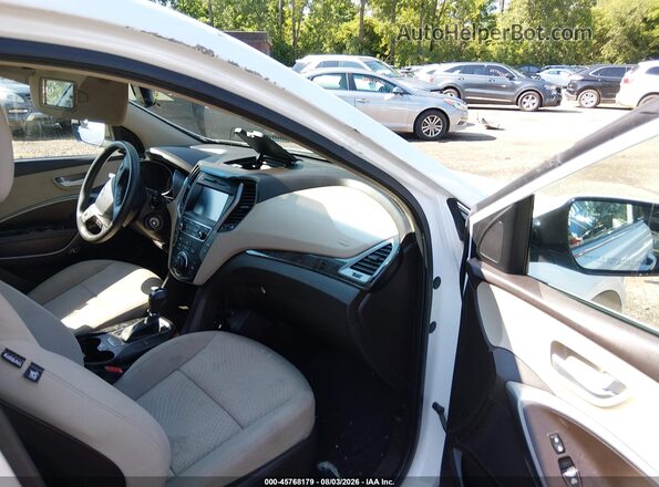 5NMZUDLB5HH022927 2017 HYUNDAI SANTA FE SPORT White Vista interior delantera