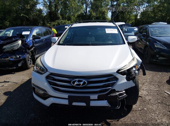 5NMZUDLB5HH022927 2017 HYUNDAI SANTA FE SPORT White Vista del cuadro de instrumentos