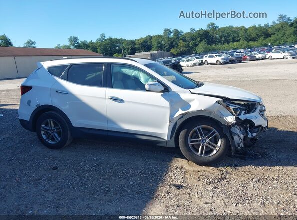 5NMZUDLB6HH034276 2017 HYUNDAI SANTA FE SPORT White Rear interior view