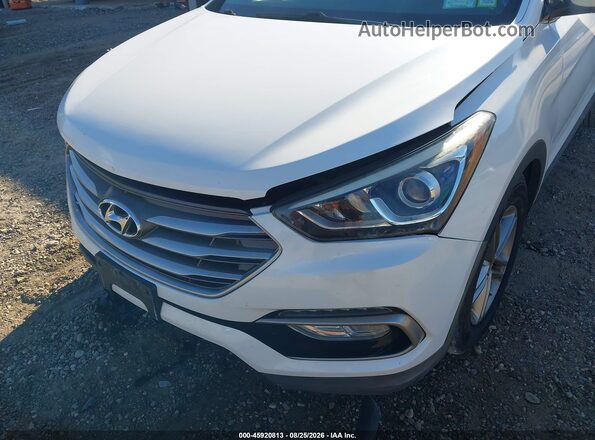 5NMZUDLB6HH034276 2017 HYUNDAI SANTA FE SPORT White Front view