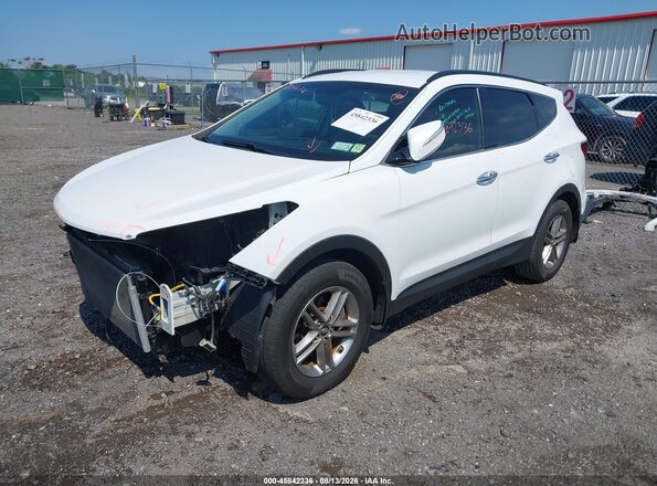 5NMZUDLB7JH059709 2018 HYUNDAI SANTA FE SPORT White Front left