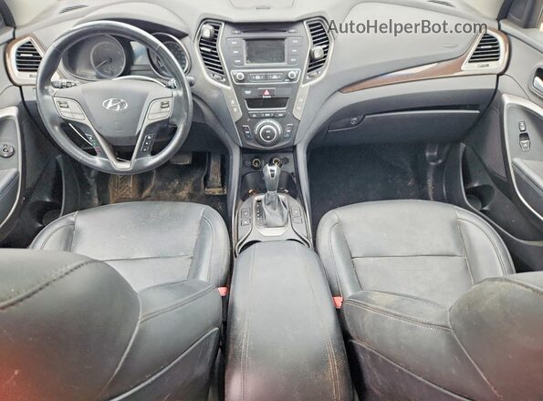 5NMZUDLB8HH043254 2017 HYUNDAI SANTA Brown Vista del salpicadero