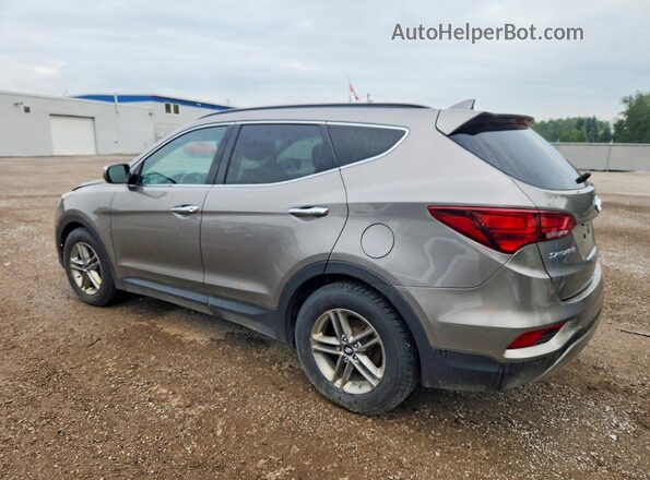 5NMZUDLB8HH043254 2017 HYUNDAI SANTA Brown Trasero izquierdo