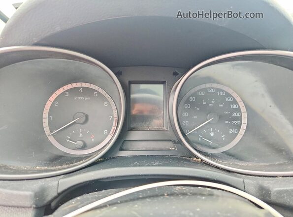 5NMZUDLB8HH043254 2017 HYUNDAI SANTA Brown Vista del cuadro de instrumentos