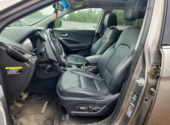5NMZUDLB8HH043254 2017 HYUNDAI SANTA Brown Vista interior delantera