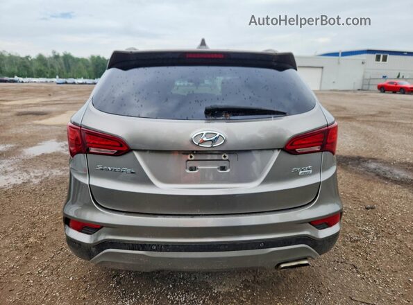 5NMZUDLB8HH043254 2017 HYUNDAI SANTA Brown Vista trasera