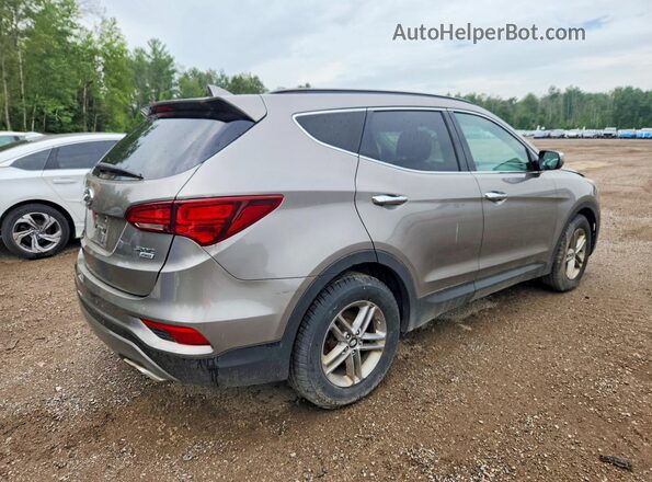 5NMZUDLB8HH043254 2017 HYUNDAI SANTA Brown Trasero derecho