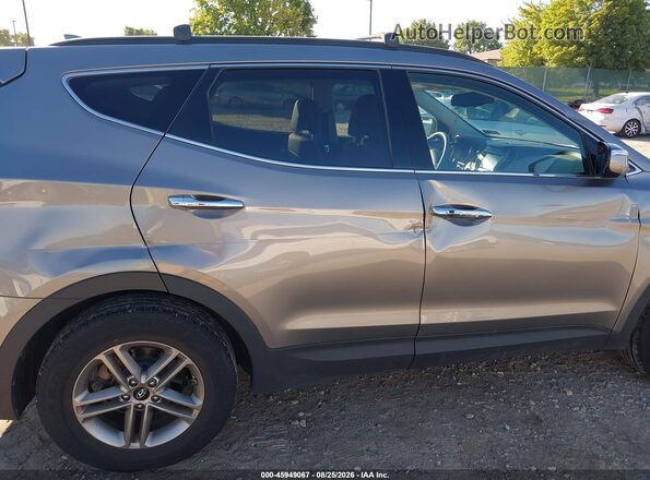 5NMZUDLB8HH050057 2017 HYUNDAI SANTA FE SPORT Серебряный Вид спереди