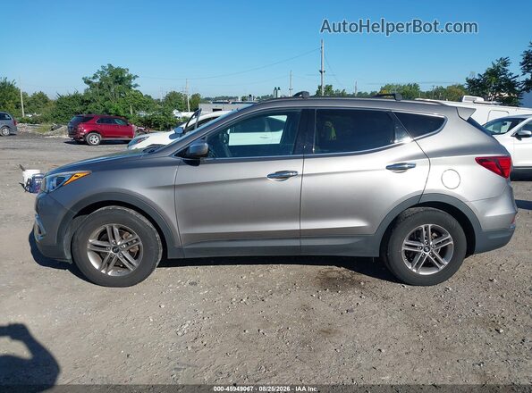 5NMZUDLB8HH050057 2017 HYUNDAI SANTA FE SPORT Серебряный Панорамный вид салона 360°