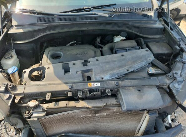 5NMZUDLB8JH059461 2018 HYUNDAI SANTA Black Շարժիչի բաժամունքի տեսք