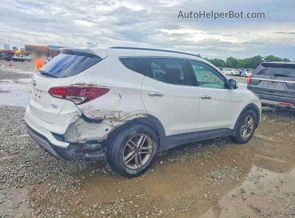 5NMZUDLB8JH098356 2018 HYUNDAI SANTA White Rear right