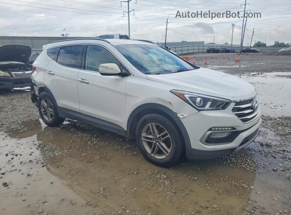 5NMZUDLB8JH098356 2018 HYUNDAI SANTA White Front right