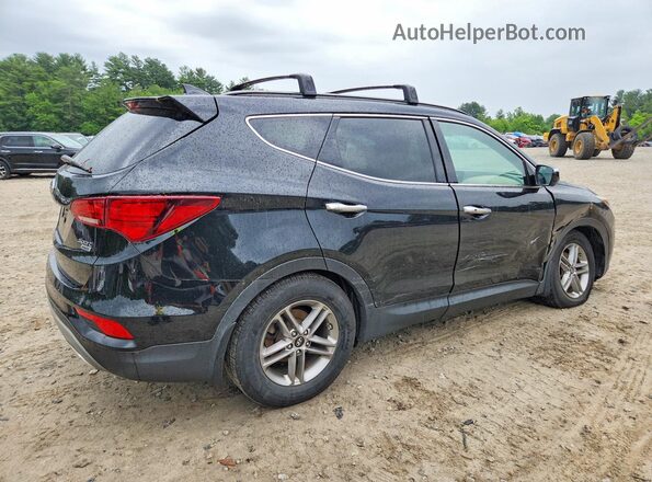 5NMZUDLB8JH100977 2018 HYUNDAI SANTA Black Tył prawy