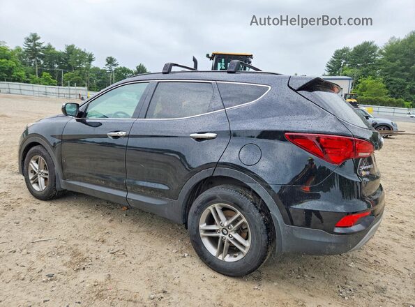 5NMZUDLB8JH100977 2018 HYUNDAI SANTA Black Tył lewy