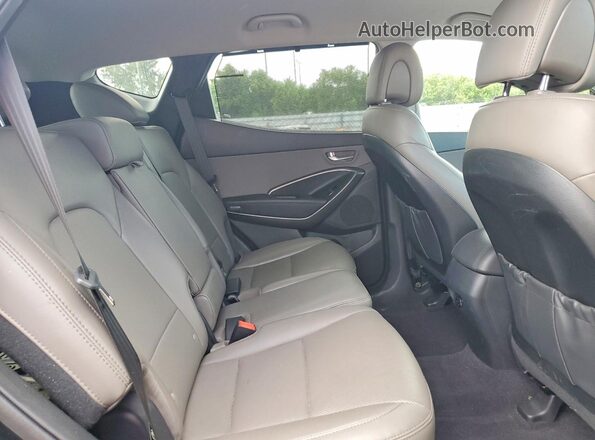 5NMZUDLB8JH104365 2018 HYUNDAI SANTA Black Widok tylnych siedzeń