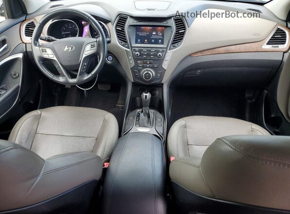 5NMZUDLB8JH104365 2018 HYUNDAI SANTA Black Widok deski rozdzielczej