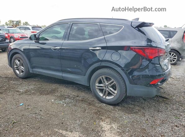 5NMZUDLB9HH038130 2017 HYUNDAI SANTA Black Rear left