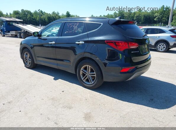 5NMZUDLB9HH039195 2017 HYUNDAI SANTA FE SPORT Black Հետևի ձախ