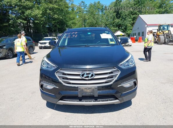 5NMZUDLB9HH039195 2017 HYUNDAI SANTA FE SPORT Black Սարքավորումների վահանակի տեսք