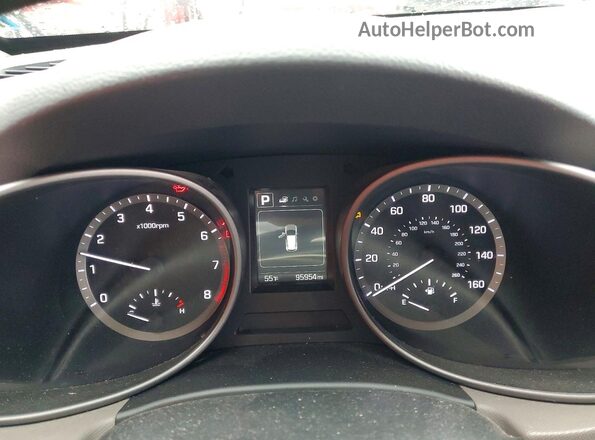 5NMZUDLB9JH063650 2018 HYUNDAI SANTA Gray Vista del cuadro de instrumentos