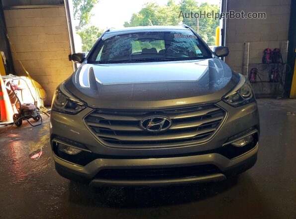 5NMZUDLBXHH002141 2017 HYUNDAI SANTA Gray Widok z przodu