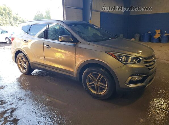 5NMZUDLBXHH002141 2017 HYUNDAI SANTA Gray Przód prawy