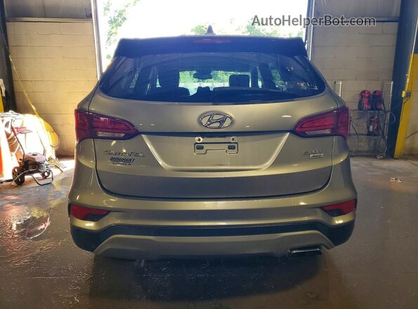 5NMZUDLBXHH002141 2017 HYUNDAI SANTA Gray Widok z tyłu