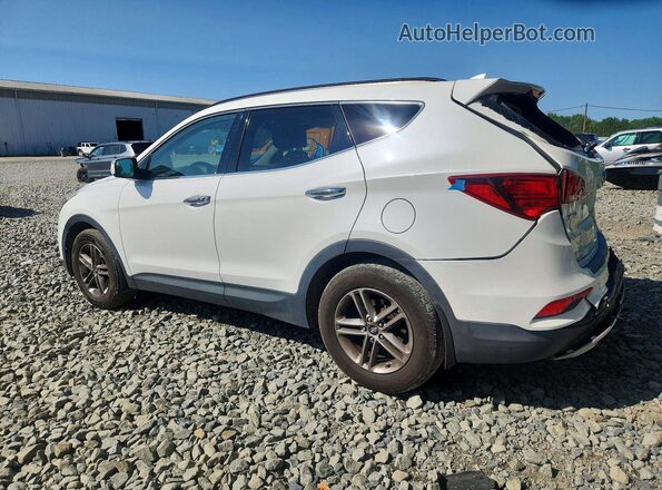 5NMZUDLBXHH008134 2017 HYUNDAI SANTA White Rear left