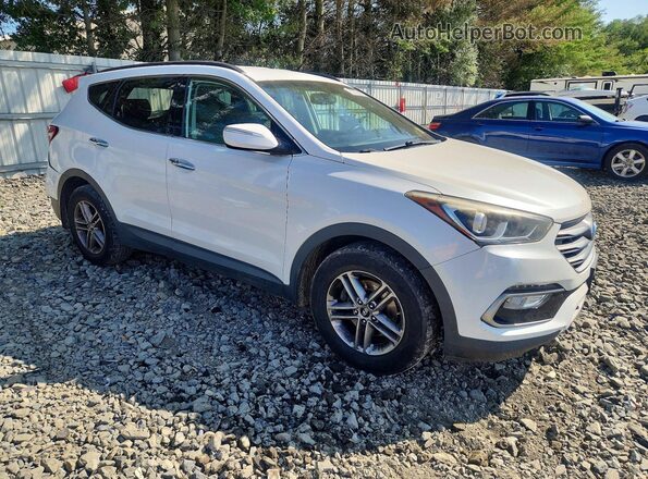 5NMZUDLBXHH008134 2017 HYUNDAI SANTA White Front right