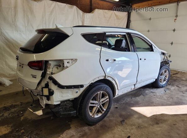 5NMZUDLBXHH013950 2017 HYUNDAI SANTA White Задня права чверть