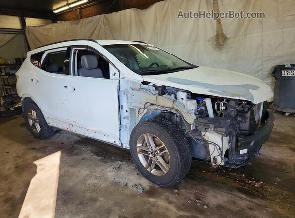 5NMZUDLBXHH013950 2017 HYUNDAI SANTA White Передня права чверть