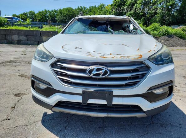 5NMZUDLBXHH023667 2017 HYUNDAI SANTA White წინა ხედი
