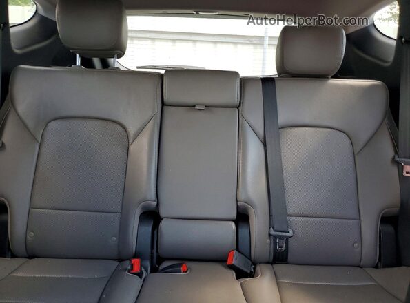 5NMZUDLBXHH024575 2017 HYUNDAI SANTA Gray უკანა სავარძლების ხედი