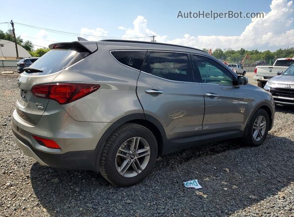 5NMZUDLBXHH024575 2017 HYUNDAI SANTA Gray უკანა მარჯვენა