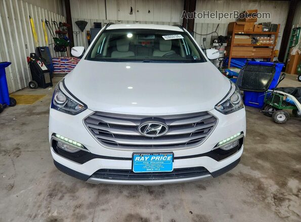 5NMZUDLBXHH049878 2017 HYUNDAI SANTA White Դիմացի տեսք