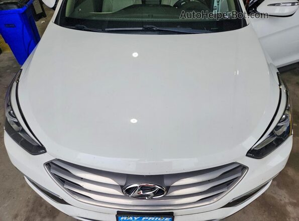 5NMZUDLBXHH049878 2017 HYUNDAI SANTA White Շարժիչի բաժամունքի տեսք