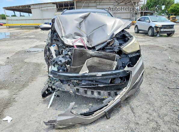5NMZUDLBXJH074382 2018 HYUNDAI SANTA Gray Front view