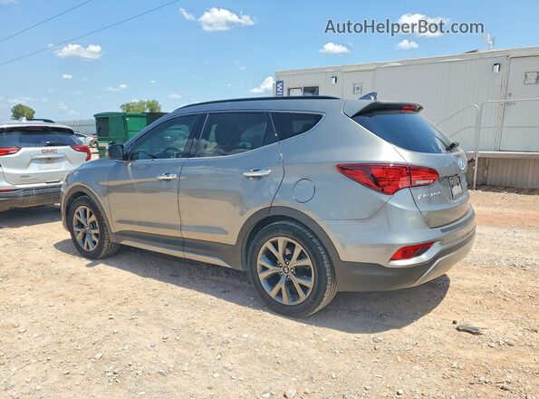 5NMZW4LAXHH044827 2017 HYUNDAI SANTA Silver Tył lewy