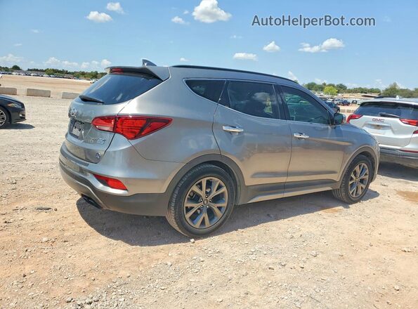 5NMZW4LAXHH044827 2017 HYUNDAI SANTA Silver Tył prawy