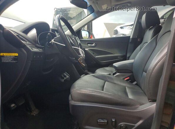 5NMZWDLA7HH044915 2017 HYUNDAI SANTA Black Vista interior delantera