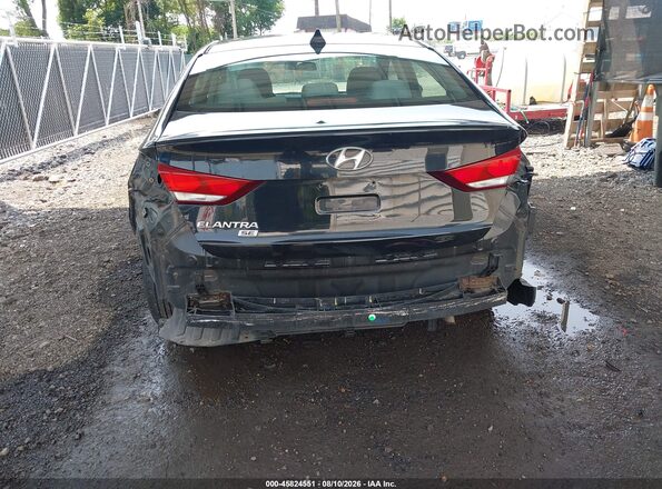 5NPD74LF0HH062422 2017 HYUNDAI ELANTRA Black Front view