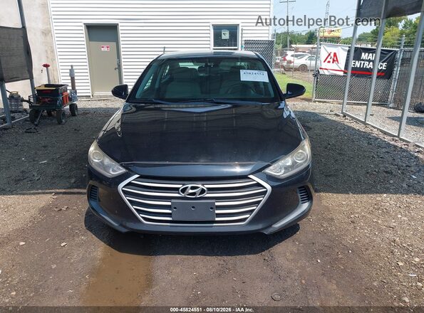 5NPD74LF0HH062422 2017 HYUNDAI ELANTRA Black Rear interior view