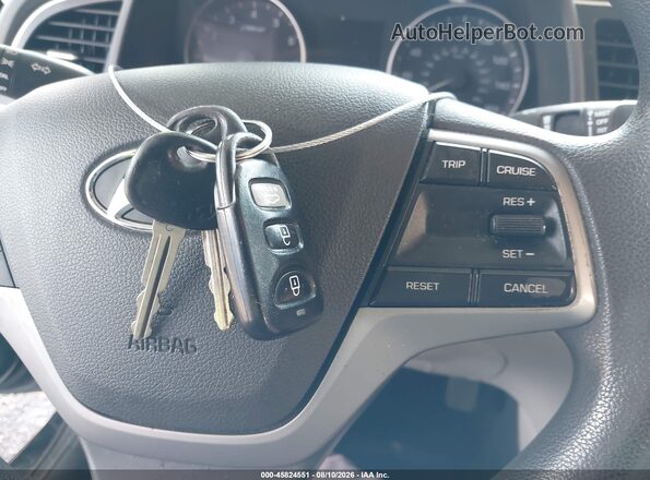 5NPD74LF0HH062422 2017 HYUNDAI ELANTRA Black Dashboard view