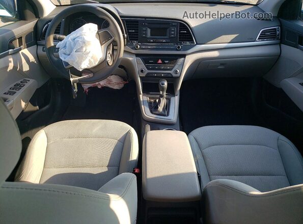 5NPD74LF0HH069502 2017 HYUNDAI ELANTRA Blue Vista del salpicadero