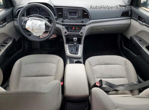5NPD74LF0HH151388 2017 HYUNDAI ELANTRA Silver Вид панелі приладів