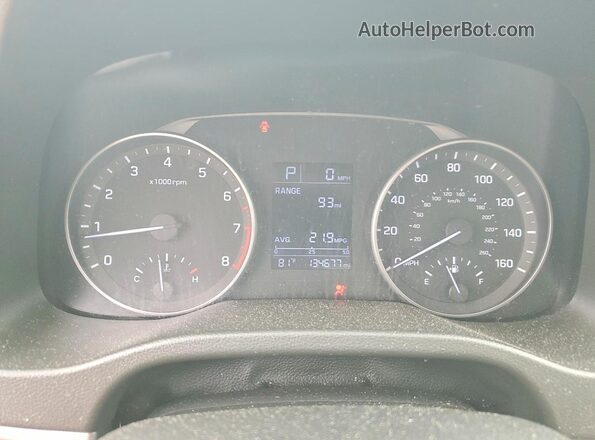 5NPD74LF0HH151388 2017 HYUNDAI ELANTRA Silver Вид щитка приладів