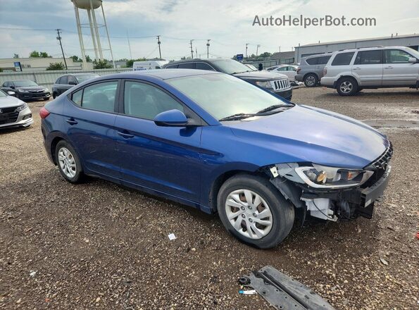 5NPD74LF0HH182902 2017 HYUNDAI ELANTRA Blue Delantero derecho